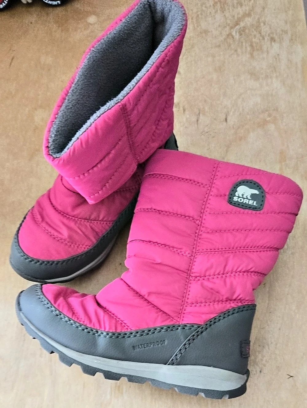 Sorel Kid's Pink & Gray US 11